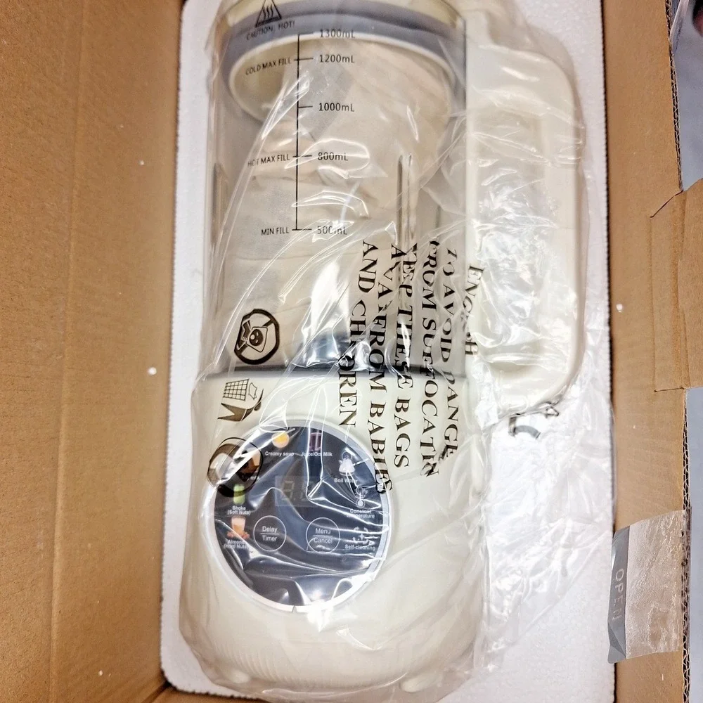 NestEase Nut Milk Maker Machine‎ HX-DJ10 Automatic Plant Based Milk Maker NEW